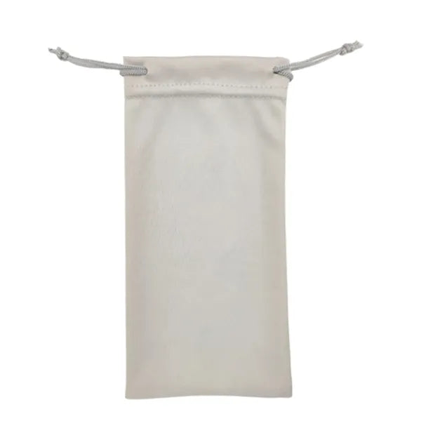 MOQ 50 PCS Soft Microfiber Drawstring Eyeglasses Bag