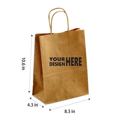 Eco-Friendly Large Capacity Shopping Kraft Paper Bag
