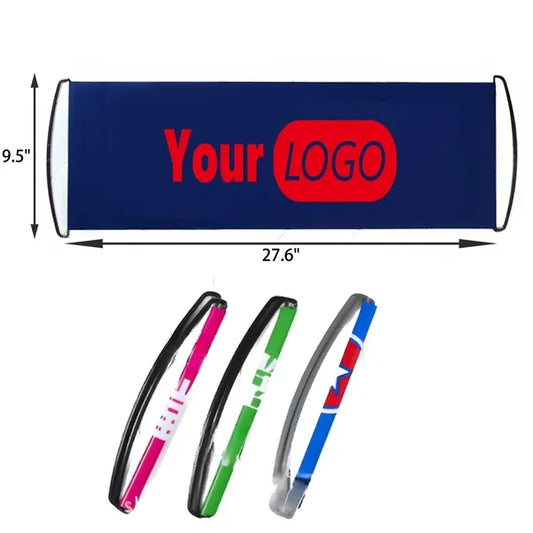 MOQ 50 PCS Portable Retractable Handheld Banner
