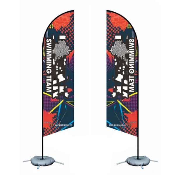 MOQ 2 PCS 110 In High Beach Advertising Flag