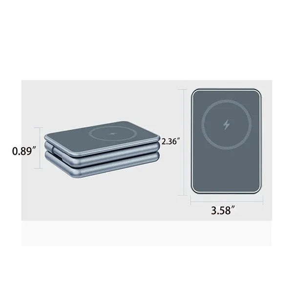 Foldable Wireless 3in1 Charger Works Multiple Apple Devices