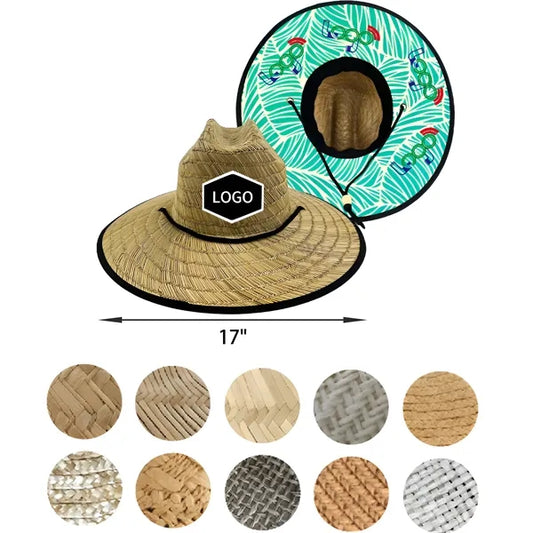 MOQ 50 PCS Stylish Beach Vacation Straw Hat