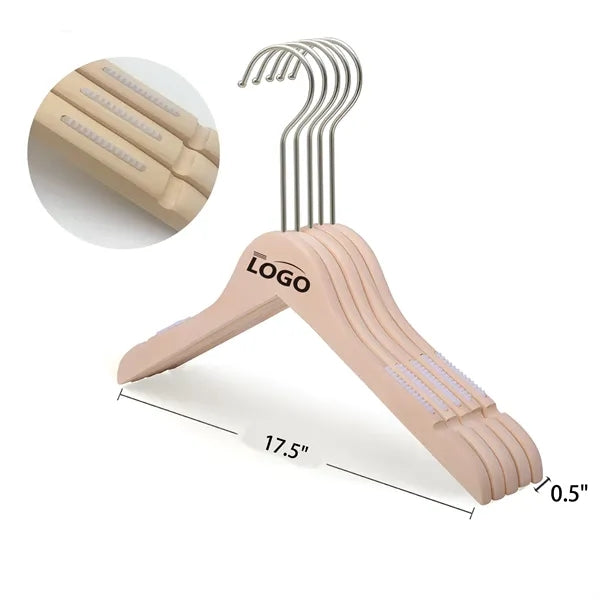 MOQ 50 PCS Durable Solid Wood Hanger