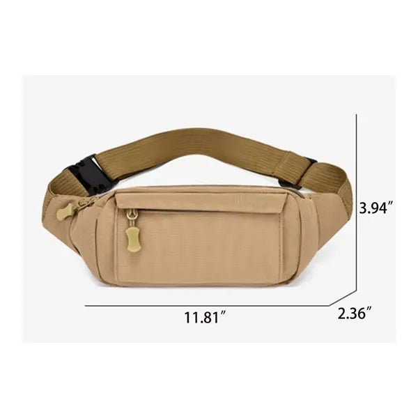 Portable Nylon Outdoor Waist Bag Travel Shoulder