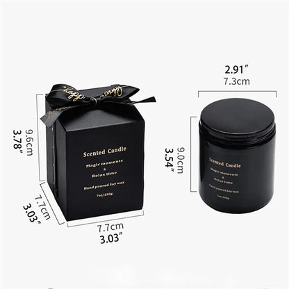 7oz Aromatherapy Candle 100% Natural Soy With Gift Box