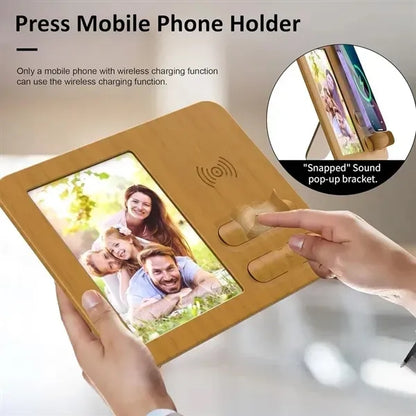 Picture Frame with Wireless Charging Stand