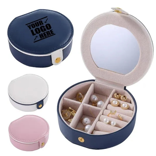 PU Leather Jewelry Storage Box