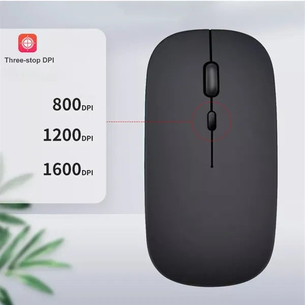Ultra-thin Mini USB 2.4G Wireless Optical Mouse 3 DPI Modes