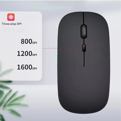 Ultra-thin Mini USB 2.4G Wireless Optical Mouse 3 DPI Modes