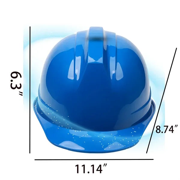 Construction Hard Hat With Self-Adjusting Suspension