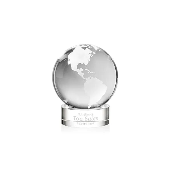 Globe Award on Stanrich Base - Clear