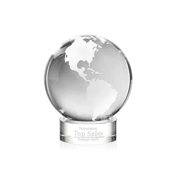 Globe Award on Stanrich Base - Clear