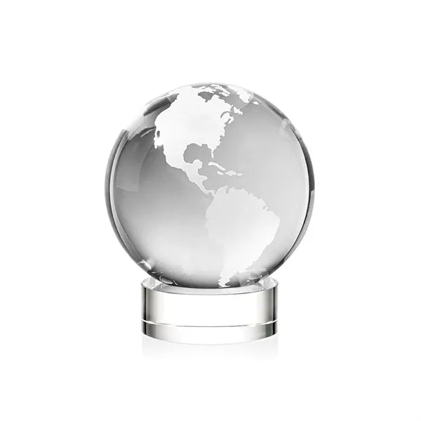 Globe Award on Stanrich Base - Clear