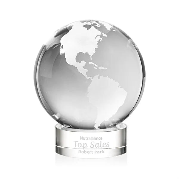 Globe Award on Stanrich Base - Clear