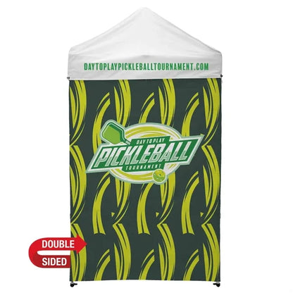 5' Economy Tent Full Wall (Dye Sublimated, Double-Sided)