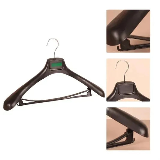 MOQ50 Non-Slip Plastic Hangers for Suits and Coats
