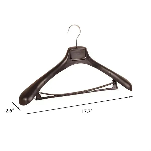 MOQ50 Non-Slip Plastic Hangers for Suits and Coats