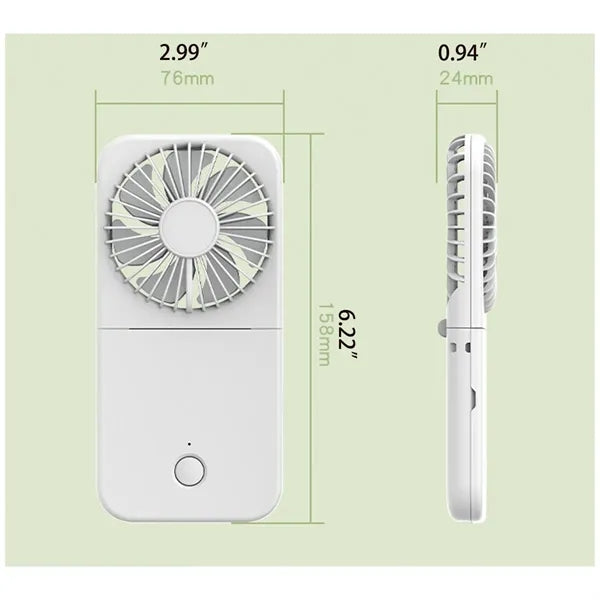 Mini Portable Foldable Rechargeable Small Personal Fan