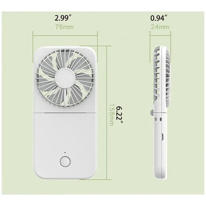 Mini Portable Foldable Rechargeable Small Personal Fan