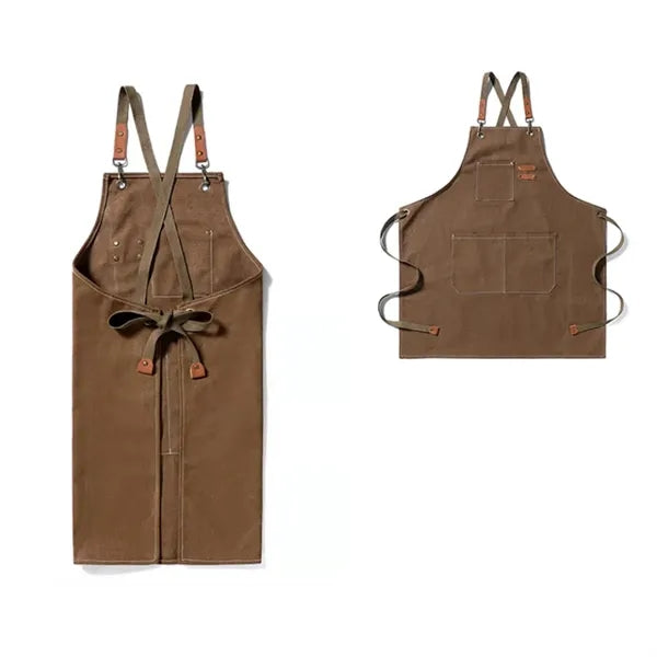 Lightweight Canvas Cross Back Chef Cotton Aprons