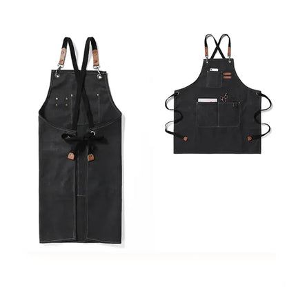 Lightweight Canvas Cross Back Chef Cotton Aprons