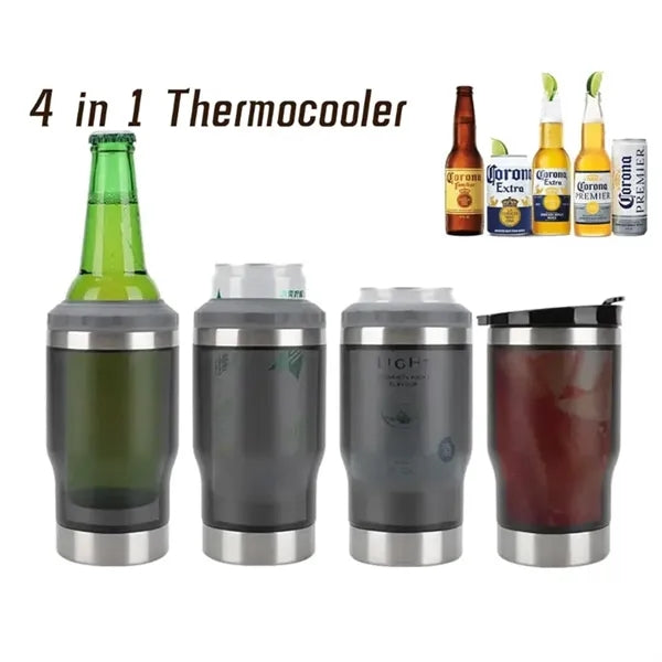 4In1 Travel Mug  Warmer 14oz Can Beer Bottle