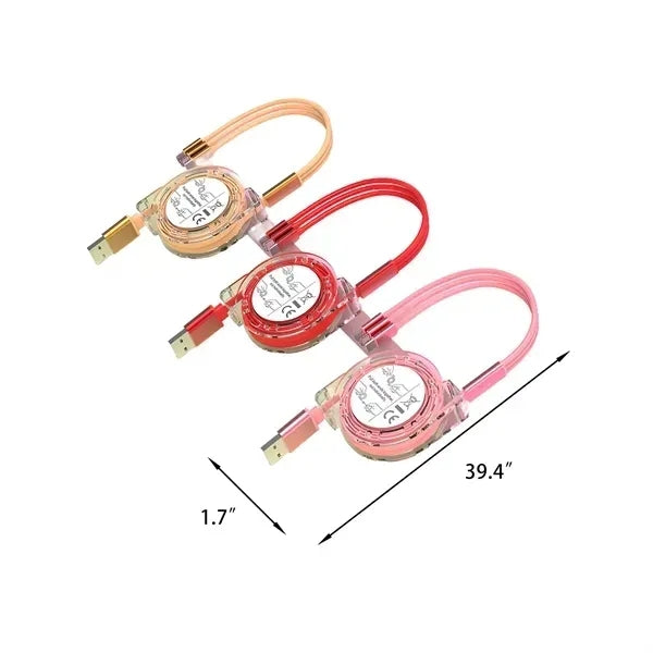 MOQ50 Retractable Fast Charging Cable