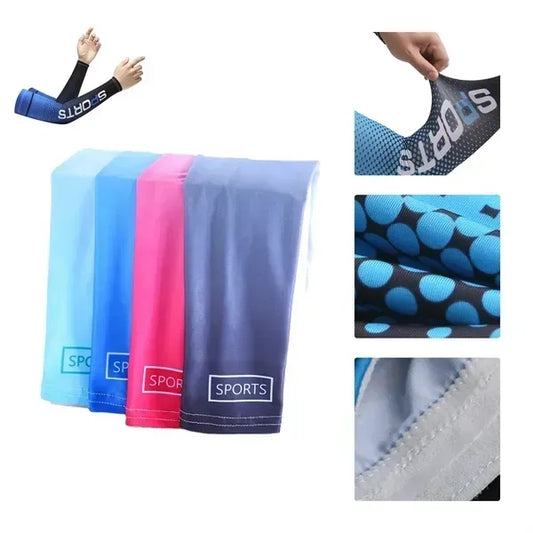 MOQ50 UPF 50+ Cooling Sun Protection Arm Sleeves