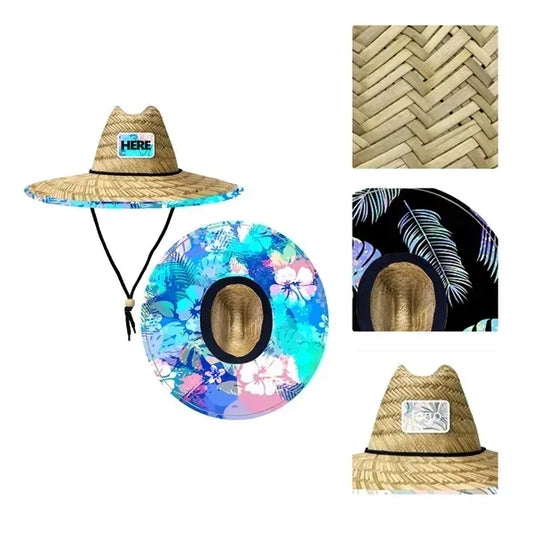 Sun Protection Straw Lifeguard Hat
