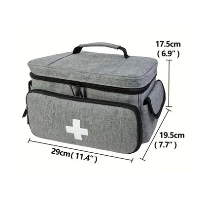 Versatile Large First Aid Organizer Medicine Storage Bag
