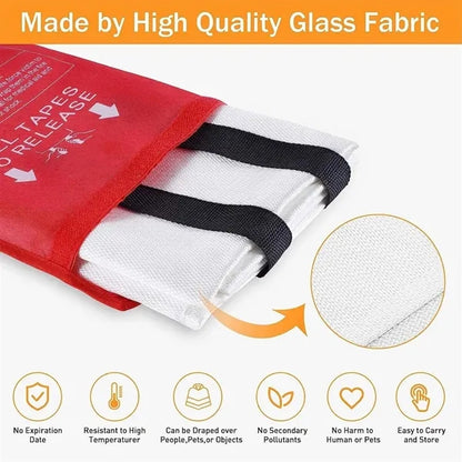 Thickened Safety Essential Kitchen Outdoor Fire Blanket