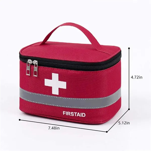 Portable First Aid Travel Home Outdoor Medicine Storage Bag