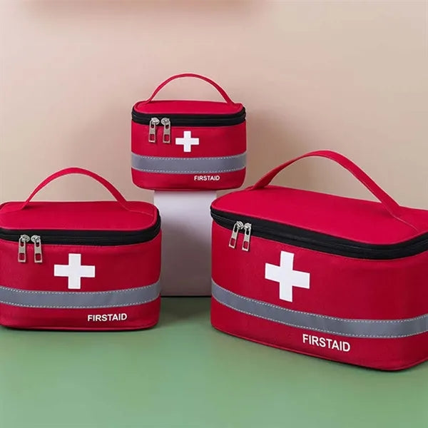 Portable First Aid Travel Home Outdoor Medicine Storage Bag