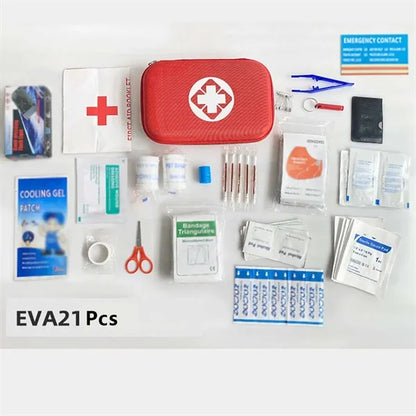 21Pcs Practical Emergency Outdoor Travel First Aid Kit