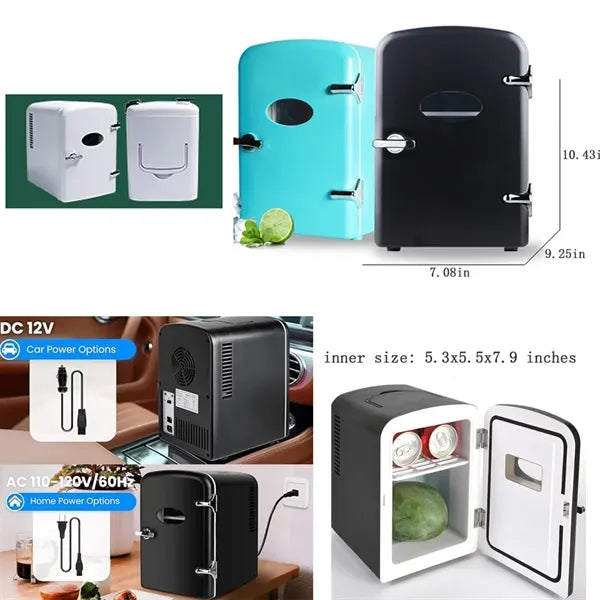 4L Mini Fridge 6 Can