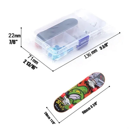 Color Mini Fingerboards Finger Skateboard Stress Relief Toy