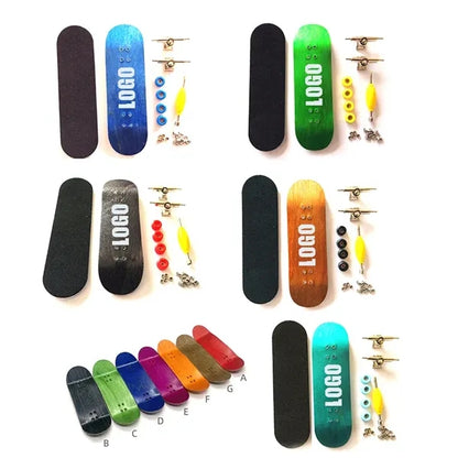 Color Mini Fingerboards Finger Skateboard Stress Relief Toy