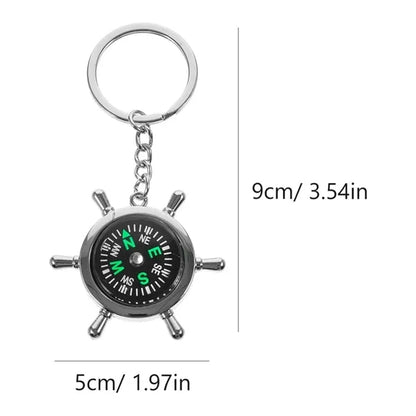 Small Compass Key Chain