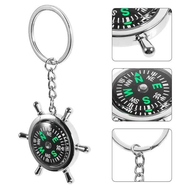 Small Compass Key Chain