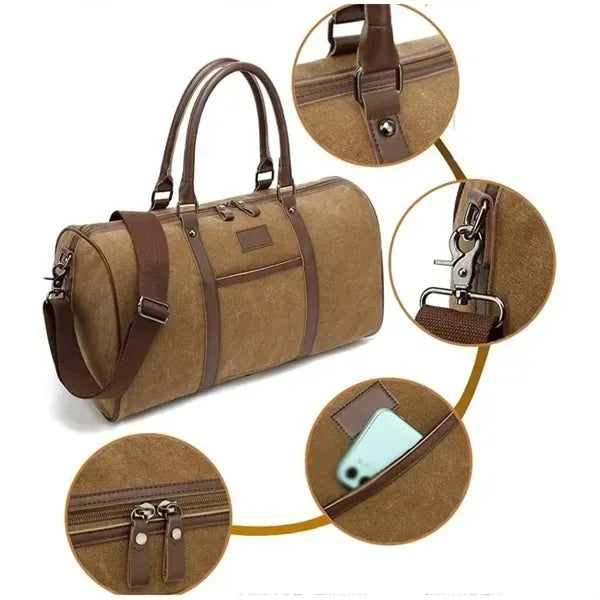 Canvas Travel Duffel Bag