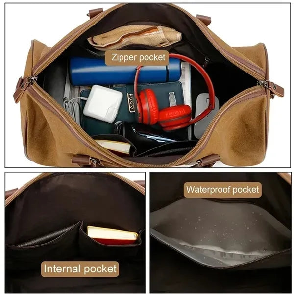 Canvas Travel Duffel Bag