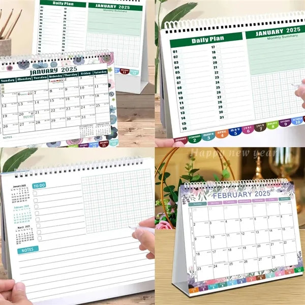 2025 Desk Calendar With Memo