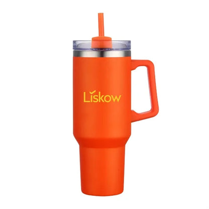 40oz. Travel Stainless Vacuum Insulated mug w/ handle