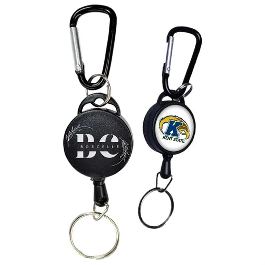 Outdoor Carabiner Badge Reel w/ Keyring