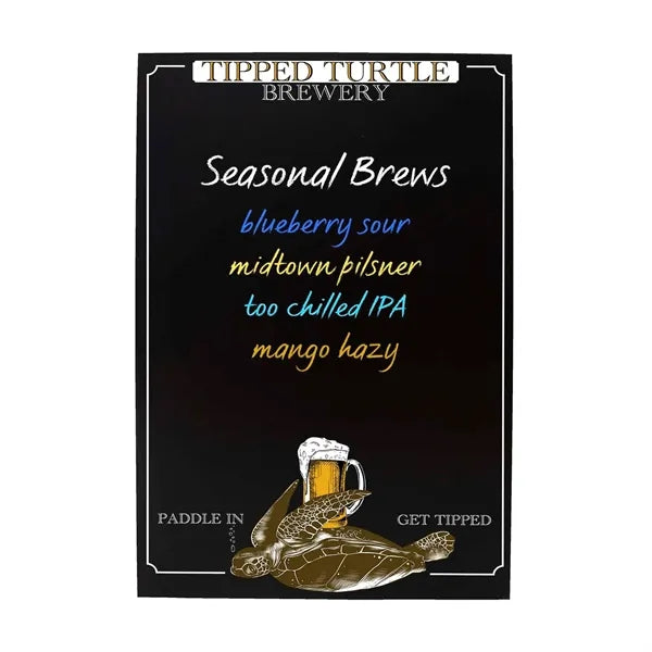 32" Deluxe A-frame Imprinted Chalkboard Insert