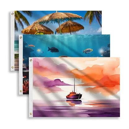 Single Sided Polyester Flag (3' X 5')