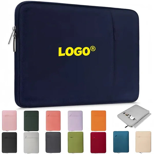 15.6in Laptop Sleeve Bag Canvas Case Briefcase Portable