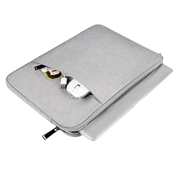 15.6in Laptop Sleeve Bag Canvas Case Briefcase Portable