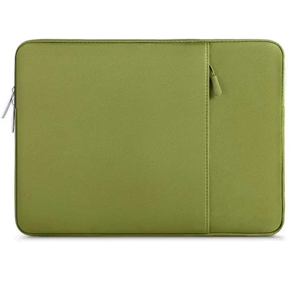 15.6in Laptop Sleeve Bag Canvas Case Briefcase Portable