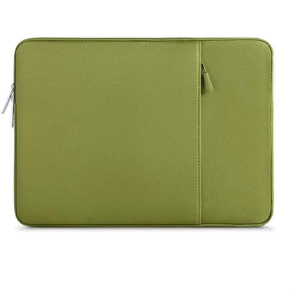 15.6in Laptop Sleeve Bag Canvas Case Briefcase Portable
